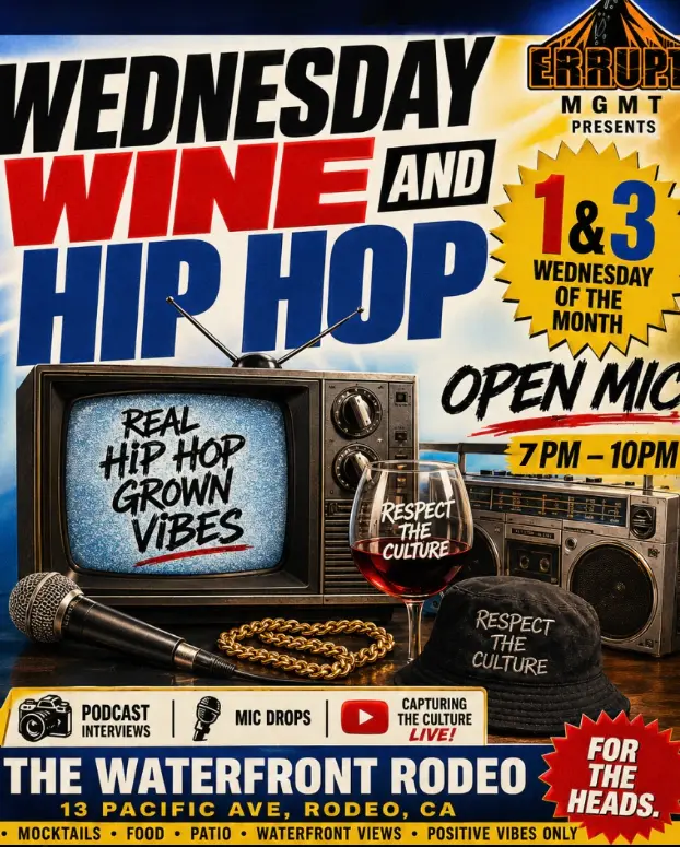 Wine & Hip Hop -Open Mic